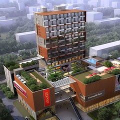 2013年9月，我司設計的上海市上中路凌雲街道商業項目竣工